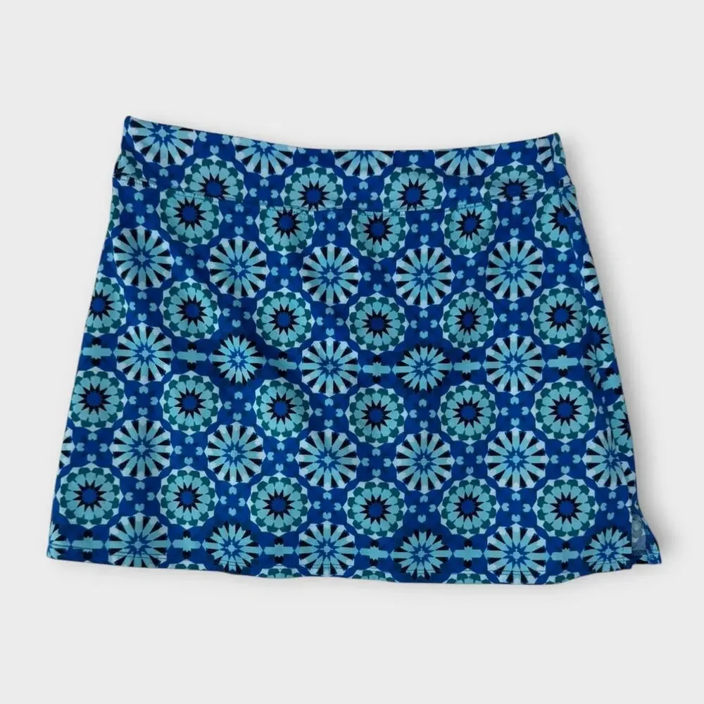 Tranquility by Colorado Trading Small Blue Pattern Skort